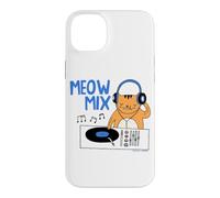 Carcasa para iPhone 14 Plus Gemma Correll Meow Mix DJ Cat Funny Rave Design
