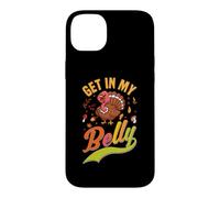 Carcasa para iPhone 14 Plus Get In My Belly Otoño Otoño Cool Pavo Divertido Acción de Gracias