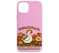 Carcasa para iPhone 14 Plus Getting My Steps in Walking with The Lord Christian Floral I