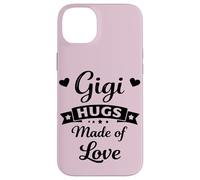 Carcasa para iPhone 14 Plus Gigi Hugs Made of Love - Abuela Favorita de los Nietos Retro