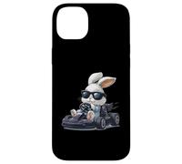 Carcasa para iPhone 14 Plus Go Kart Racing Gokart Racer Kart Conejo de Pascua