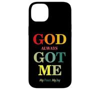 Carcasa para iPhone 14 Plus God Always Got Me, My Peace My Joy Cool Quotes Graphic