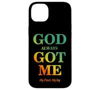 Carcasa para iPhone 14 Plus God Always Got Me, My Peace My Joy Cool Quotes Graphic