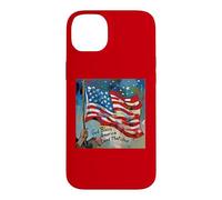 Carcasa para iPhone 14 Plus God Bless America Land That I Love US Flag Pintura artística
