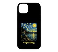 Carcasa para iPhone 14 Plus Gogh Pesca Divertido Pescador Al Aire Libre Lago Arte Go Fish