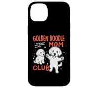 Carcasa para iPhone 14 Plus Golden Doodle Mom Club Goldendoodle Dog Mom Día de la Madre
