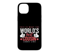 Carcasa para iPhone 14 Plus Gracioso Decir Esto como se ve el Primo del Mundo