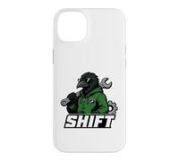 Carcasa para iPhone 14 Plus Gráfico de reparación de automóviles Raven Mechanic Shift
