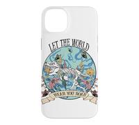 Carcasa para iPhone 14 Plus Gráfico Floral de Dinosaurio Hear You Roar Empowerment