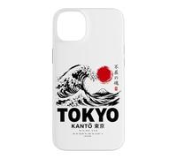 Carcasa para iPhone 14 Plus Gran Ola Arte Japonés Tokio Kanto Japón Ola Retro