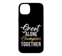 Carcasa para iPhone 14 Plus Grandes campeones Solos Juntos Deporte Equipo