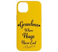 Carcasa para iPhone 14 Plus Grandma Where Hugs Never End - Orgullosa Familia Amorosa Abuela