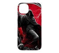 Carcasa para iPhone 14 Plus Guadaña de la Parca Ángeles caídos Arte de Terror gótico Oscuro