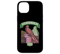 Carcasa para iPhone 14 Plus Guatemala Quetzal Chapin 502 Tikal Antigua Guatemalteco Rosa
