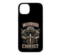 Carcasa para iPhone 14 Plus Guerrero de Cristo Fe sobre el Miedo Soldado Cristiano