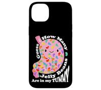Carcasa para iPhone 14 Plus Guess How Many Jelly Beans Are in my Tummy Funny Kawaii