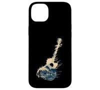 Carcasa para iPhone 14 Plus Guitarra Wave Art Japonés Cool Hombres Mujeres Motivo Amante De La M
