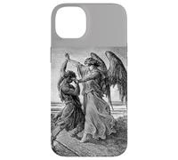Carcasa para iPhone 14 Plus Gustave Dore Jacob luchando con el ángel 1855