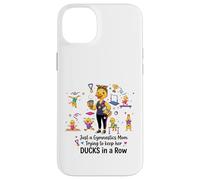 Carcasa para iPhone 14 Plus Gymnastics Mom Funny Ducks Gymnastics Mama