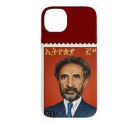 Carcasa para iPhone 14 Plus Haile Selassie Vintage Stamp Ethiopian Emperor Rastafari
