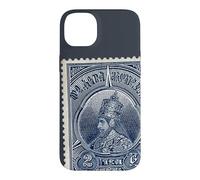 Carcasa para iPhone 14 Plus Haile Selassie Vintage Stamp Ethiopian Emperor Rastafari