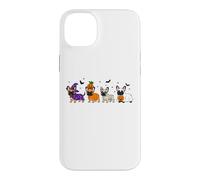 Carcasa para iPhone 14 Plus Halloween Frenchie Bulldog Amante de los Perros Perro Espeluznante Halloween