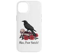 Carcasa para iPhone 14 Plus Hamlet Shakespeare Jugar Cita por desgracia, Pobre Yorick!