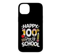 Carcasa para iPhone 14 Plus Happy 100th Day of School Teachers Boys Kids Retro 100th Day