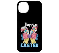 Carcasa para iPhone 14 Plus Happy Easter Bunny Ear Block Building Brick Builder Pascua