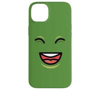 Carcasa para iPhone 14 Plus Happy Laughing Face - Cartoon Green Avocado