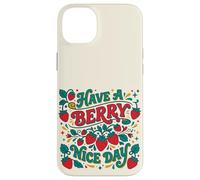 Carcasa para iPhone 14 Plus Have A Berry Nice Day Retro Strawberry Groovy Aesthetic