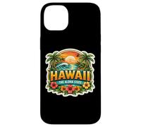 Carcasa para iPhone 14 Plus Hawái The Aloha State Souvenir Visitor Memorabilia Hawaiian