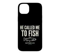 Carcasa para iPhone 14 Plus He Called Me to Fish Faith Bass Fishing Christian Matthew