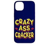 Carcasa para iPhone 14 Plus Hillbilly Crazy Ass Cracker Cita Divertida Sureño de EE. UU