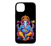 Carcasa para iPhone 14 Plus Hindou Ganesh Puja Elefante Dios India Meditación Yoga Murti