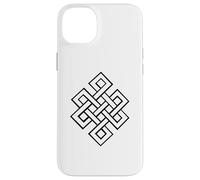 Carcasa para iPhone 14 Plus Hinduismo Budismo Nudo Eterno sin Fin Tibetano
