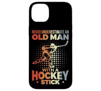 Carcasa para iPhone 14 Plus Hockey Abuelo Viejo Jugador de Hockey sobre Hielo