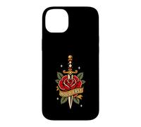 Carcasa para iPhone 14 Plus Hold Fast Dagger Rose Traditional Tattoo Flash Old Ink
