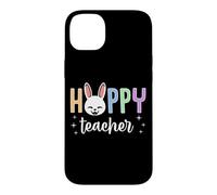 Carcasa para iPhone 14 Plus Hoppy Teacher Happy Easter Bunny Gráfico