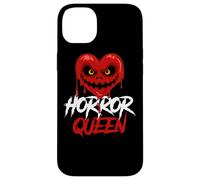 Carcasa para iPhone 14 Plus Horror Queen Zombie Heart Película de Terror Fan Girls Movie Night
