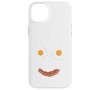 Carcasa para iPhone 14 Plus Huevos fritos y Tocino Cara Feliz Desayuno Comida Niños Hombres Mujeres