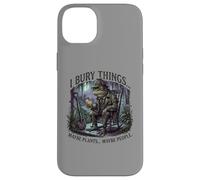 Carcasa para iPhone 14 Plus I Bury Things Frog Gardener Dark Humor Shovel