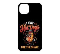 Carcasa para iPhone 14 Plus I Eat Hot Dogs For The Shape Barbacoa