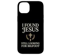Carcasa para iPhone 14 Plus I Found Jesus Still Looking For Bigfoot Cristian fe Rezando