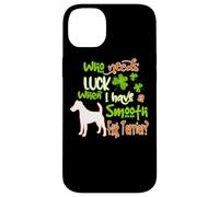 Carcasa para iPhone 14 Plus I Have A Smooth Fox Terrier Dog Lucky Funny St Patricks Day