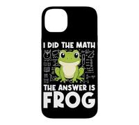 Carcasa para iPhone 14 Plus I Hice The Math La Respuesta es Frog Math Teacher Math Club