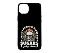 Carcasa para iPhone 14 Plus I Like My Parades Black and My Sugars Going Down EMO Goth