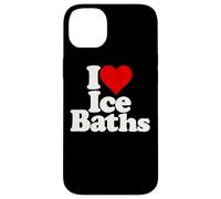 Carcasa para iPhone 14 Plus I Love Heart Ice BAÑOS Cold TUBS