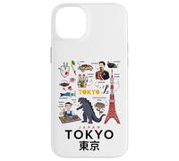 Carcasa para iPhone 14 Plus I Love Tokyo, Wonderful Tokyo Japan Childish Culture Doodles