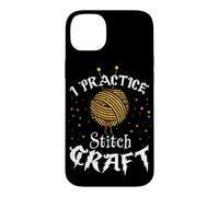 Carcasa para iPhone 14 Plus I Practice Stitch Craft - Yarn Knitting - Knitter's Gift
